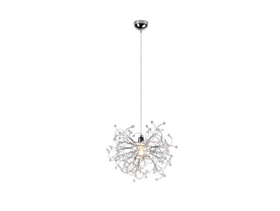 MEINEWUNSCHLEUCHTE LED Pendelleuchte Dimmfunktion, LED wechselbar, warmweiß, ausgefallene Designer Lampen für über-n Esstisch hängend, Gold Ø 52cm mehr Begrenztes Angebot