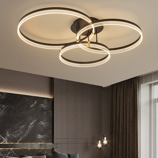 VICBUY Deckenleuchte LED Deckenleuchten, Stufenlos Dimmbare Deckenlampe, φ30+40cm mehr Cyber Monday