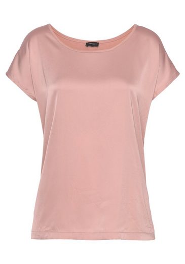 LAURA SCOTT Shirtbluse aus Satin und Jersey mehr VIP-Rabatte
