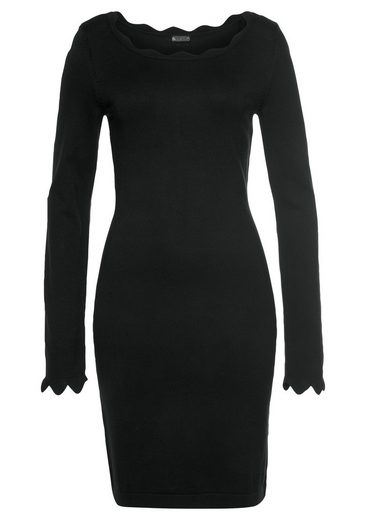 LAURA SCOTT Strickkleid mit femininer Wellenkante - NEUE FARBEN mehr Neueste Stile