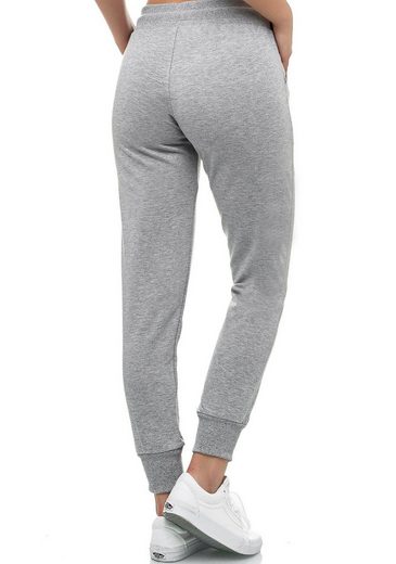 JEEL Sweathose Jogginghose Damen (1-tlg) Baumwolle, Lycra, Slim Fit mehr Clearance-Verkauf