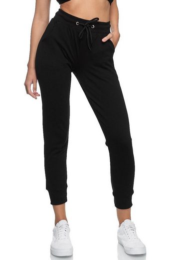 JEEL Sweathose Jogginghose Damen (1-tlg) Baumwolle, Lycra, Slim Fit mehr Clearance-Verkauf