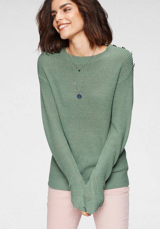 TAMARIS Strickpullover mit Knopfdetail mehr