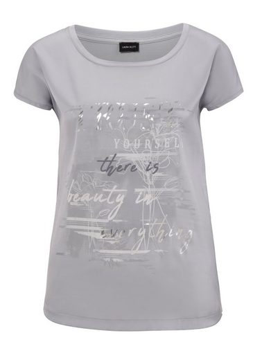 LAURA SCOTT Shirtbluse aus Satin mit dezentem Aufdruck mehr