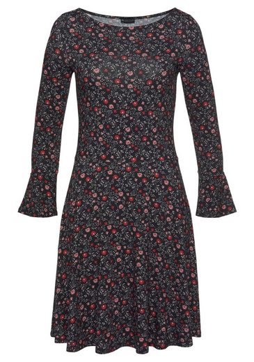 LAURA SCOTT Jerseykleid mit Volant am Ärmel mehr Flash Sale