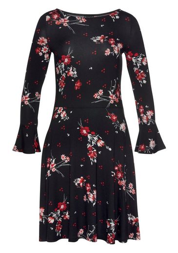 LAURA SCOTT Jerseykleid mit Volant am Ärmel mehr Flash Sale