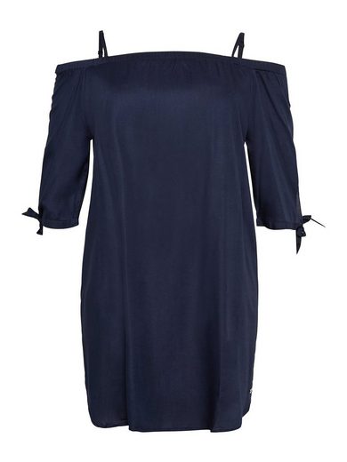 SHEEGO Strandkleid Große Größen im Carmen-Look mit schmalen Trägern mehr
