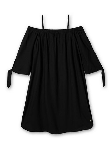 SHEEGO Strandkleid Große Größen im Carmen-Look mit schmalen Trägern mehr Exklusivangebot