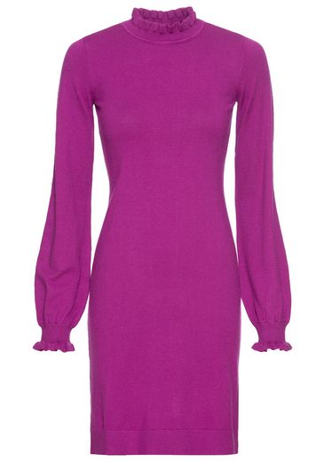LAURA SCOTT Strickkleid mit femininem Rüschenkragen - NEUE KOLLEKTION mehr
