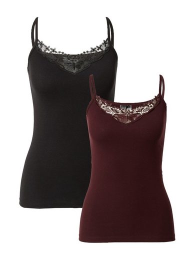 ONLY Spitzentop ONLKIRA LACE SINGLET 2PACK NOOS 2er-Pack mehr Weihnachtsangebot