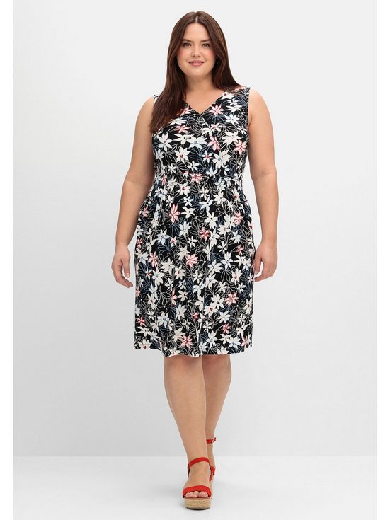SHEEGO Jerseykleid Große Größen in Wickeloptik mehr