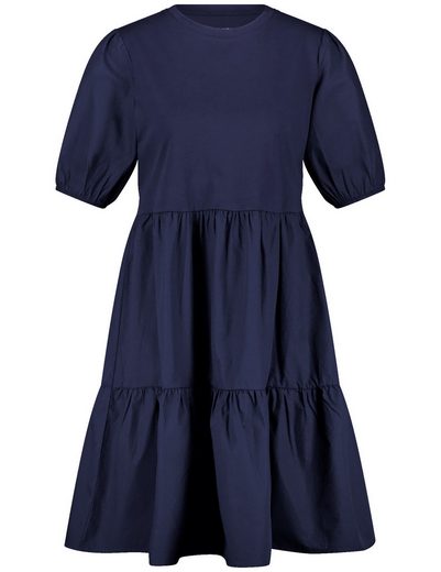 GERRY WEBER Midikleid Baumwollkleid mit gestuftem Rockteil mehr