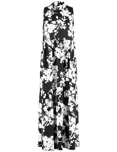 TAIFUN Minikleid Ausgestelltes Stufenkleid mit Floralprint mehr Outlet