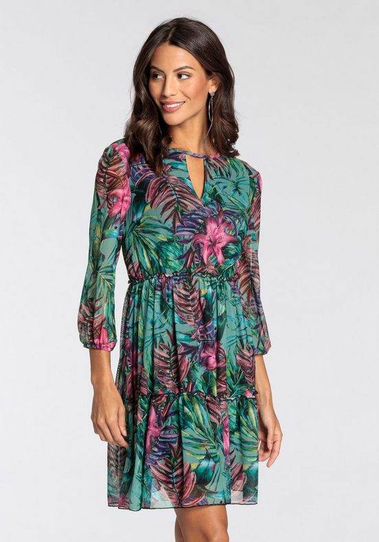 MELROSE Meshkleid im modernem Allover-Print - NEUE KOLLEKTION mehr
