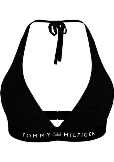 TOMMY HILFIGER SWIMWEAR Triangel-Bikini-Top TRIANGLE FIXED RP mit Logoschriftzug mehr Online Outlet