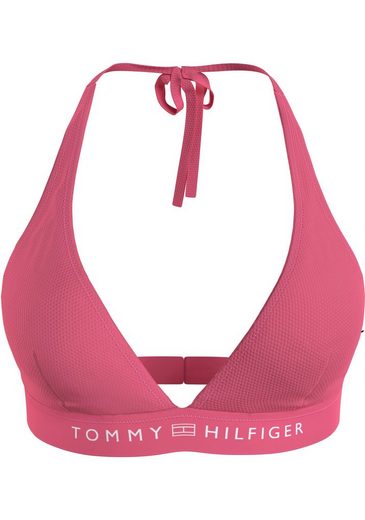 TOMMY HILFIGER SWIMWEAR Triangel-Bikini-Top TRIANGLE FIXED RP mit Logoschriftzug mehr Online Outlet