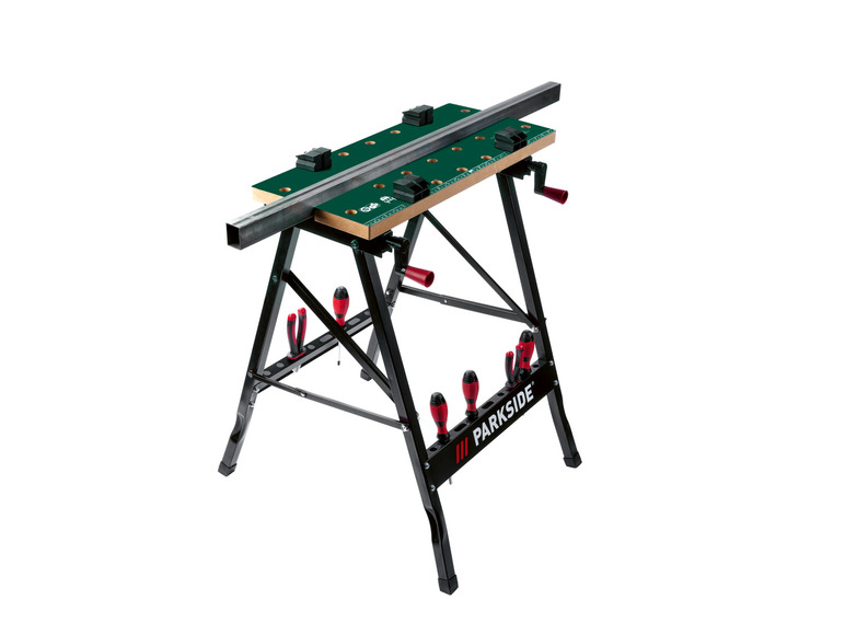PARKSIDE® Werk- und Spanntisch, 150 kg, zusammenklappbar Bis zu 65% Rabatt