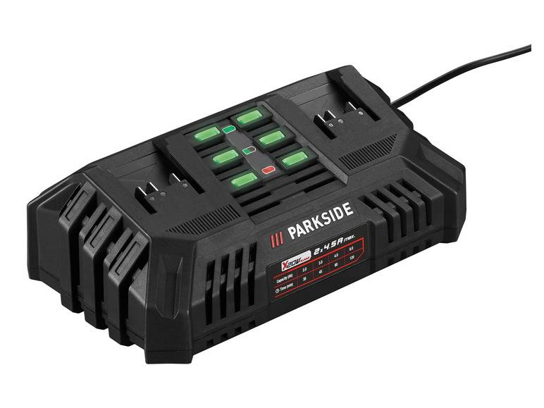 PARKSIDE® 20 V Akku-Doppelladegerät »PDSLG 20 B1«, 4,5 A Nur für heute