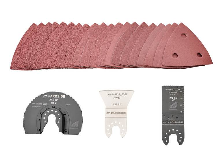 PARKSIDE® Zubehör für Multifunktionswerkzeug Sonderangebot der Fabrik