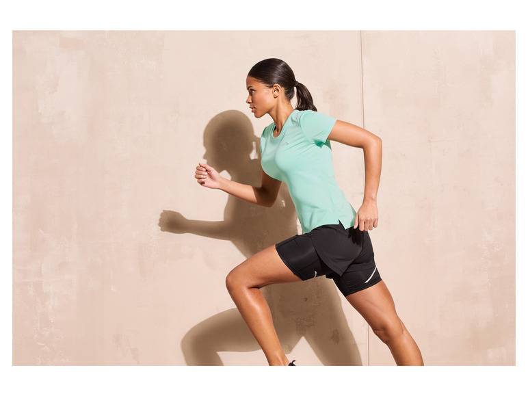 CRIVIT Damen Funktionsshirt mit verlängerter Rückseite Flash Sale
