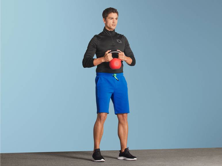 CRIVIT Herren Sweatshorts mit HeiQ Mint Technologie Begrenztes Angebot
