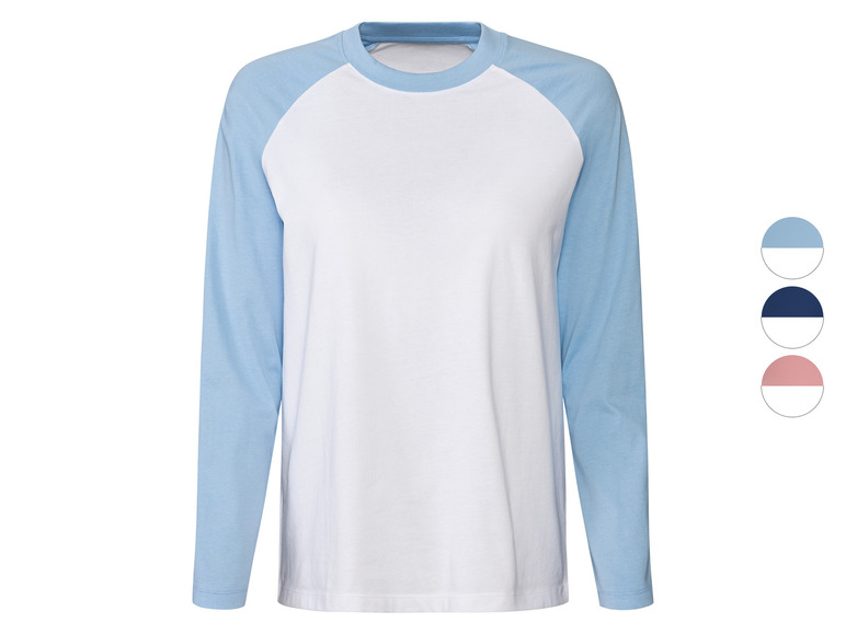 esmara® Damen Langarmshirt aus reiner Baumwolle