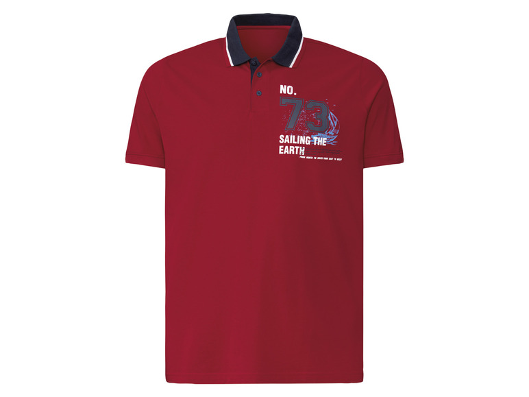 LIVERGY® Herren Poloshirt aus reiner Baumwolle