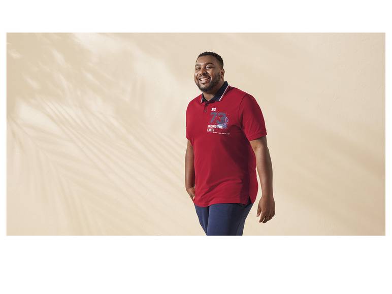 LIVERGY® Herren Poloshirt aus reiner Baumwolle Muttertagsangebot