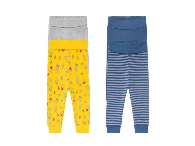 lupilu® Baby Jogginghose, 2 Stück, mit hohem Bio-Baumwollanteil