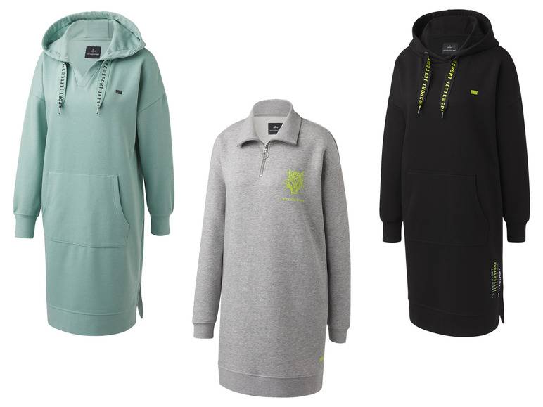 CRIVIT by Jette Sport Damen Sweatkleid mit HeiQ Mint Technologie