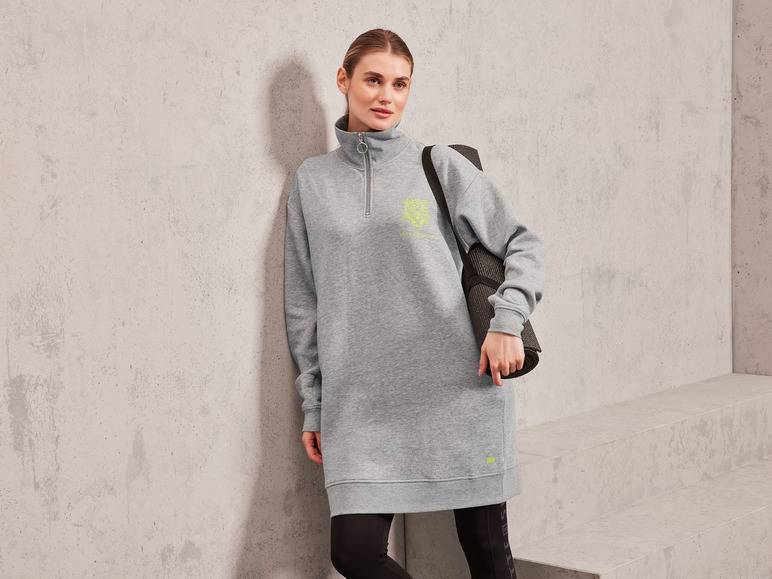 CRIVIT by Jette Sport Damen Sweatkleid mit HeiQ Mint Technologie Neueste Mode