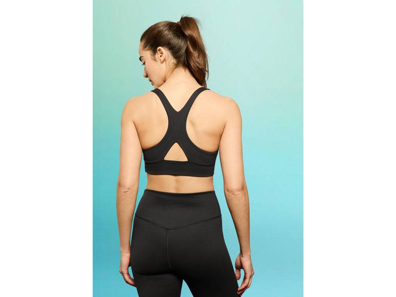 CRIVIT Damen Sportbustier, Medium-Level, mit dynamischer Kühltechnologie Sonderangebote