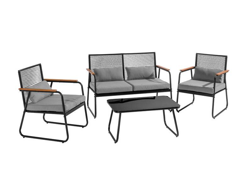 LIVARNO home Garten Loungeset, 4-teilig