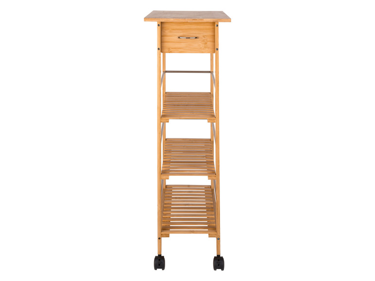 LIVARNO home Küchen-Nischenwagen Bambus, mit Schublade im Angebot
