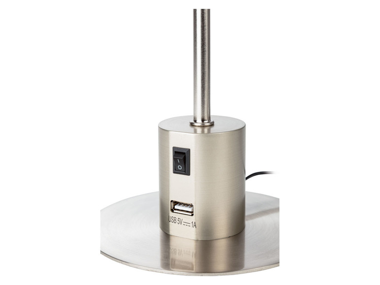 LIVARNO home LED-Tischleuchte, USB-Anschluss zum Aufladen Kostenloser Versand