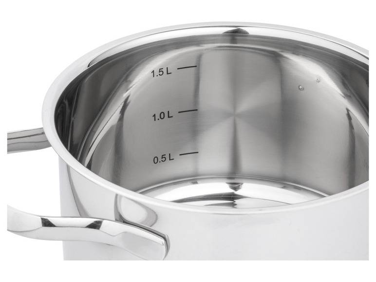 ERNESTO® Edelstahl-Topf, mit Deckel, Ø 16 cm Wochenangebot