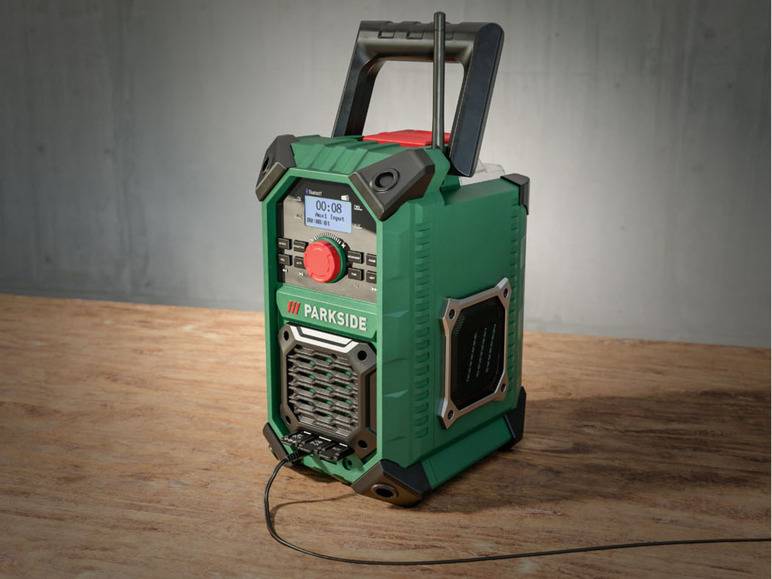 PARKSIDE® Akku-Baustellenradio »PBRA 20-Li B2« 20 V / 12 V oder Netzbetrieb, ohne Akku und Ladegerät Letzte 2 Tage