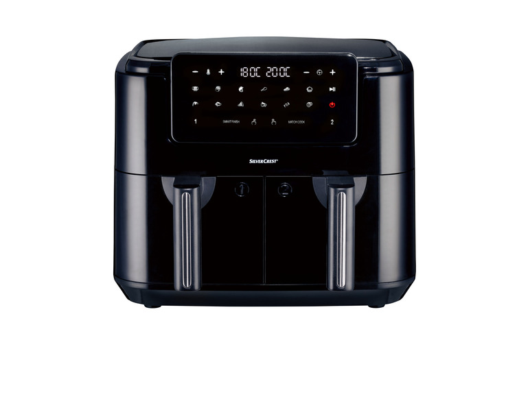 SILVERCREST® KITCHEN TOOLS Doppelzonen Heißtluftfritteuse »A1 SHLFDD 2400«, 2200–2600 W Super Rabatt