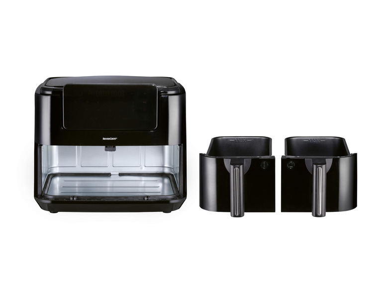 SILVERCREST® KITCHEN TOOLS Doppelzonen Heißtluftfritteuse »A1 SHLFDD 2400«, 2200–2600 W Super Rabatt