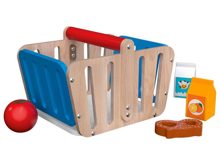 Playtive Kaufmannsladen-Zubehör, mit Echtholz Fabrikladen