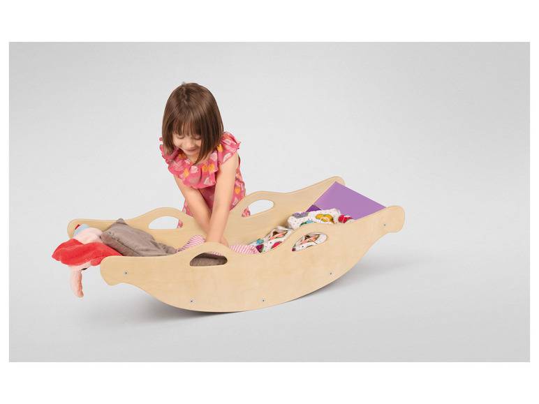 Playtive Holz Balancewippe, in Regenbogenfarben 2025