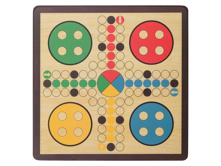 Playtive Holz 10-in-1 Spielesammlung, unterschiedliche Spiele Outlet