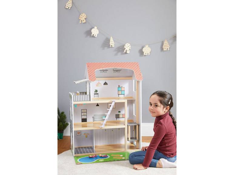Playtive Puppenhaus aus Holz Fabrikverkauf