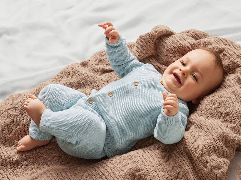 lupilu® Baby Strickjacke aus reiner Bio-Baumwolle Meist gekauft