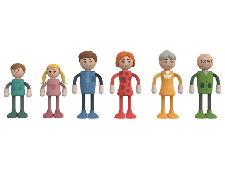 Playtive Holz Miniaturmöbel- und Puppen-Set, Modell 2022 Limitierter Zeitrabatt