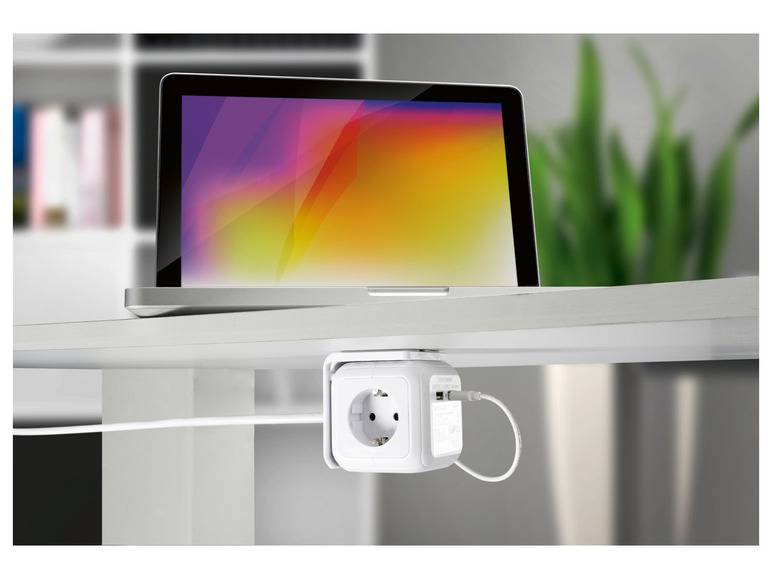 SILVERCREST® Steckdosenwürfel mit USB-Ports Weihnachtsangebot