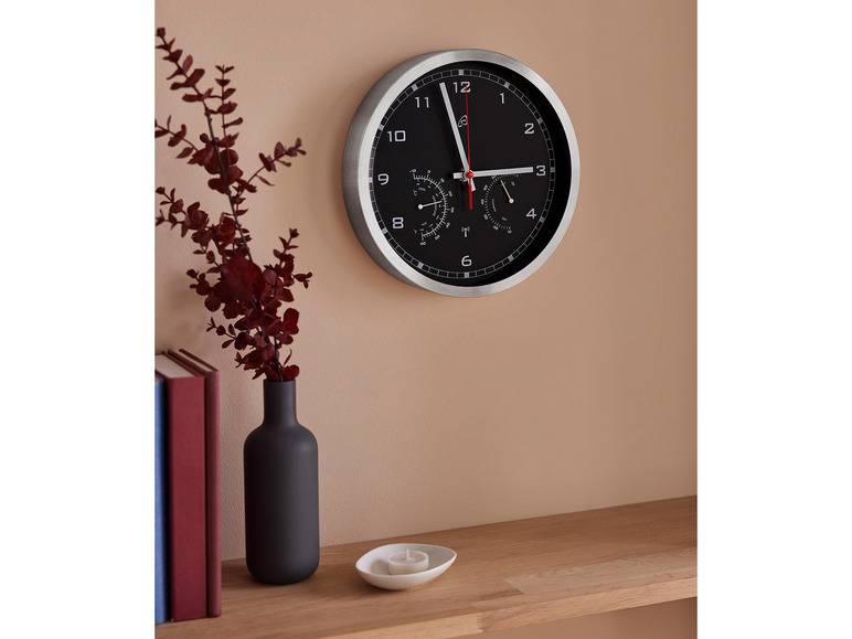 AURIOL® Funkwanduhr, mit Thermometer und Hygrometer Exklusive Angebote