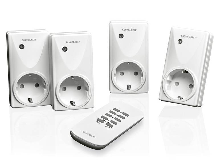 SILVERCREST® Funksteckdosen-Set, mit Fernbedienung, 5-/ 3-teilig Kauf eins, bekomm eins gratis