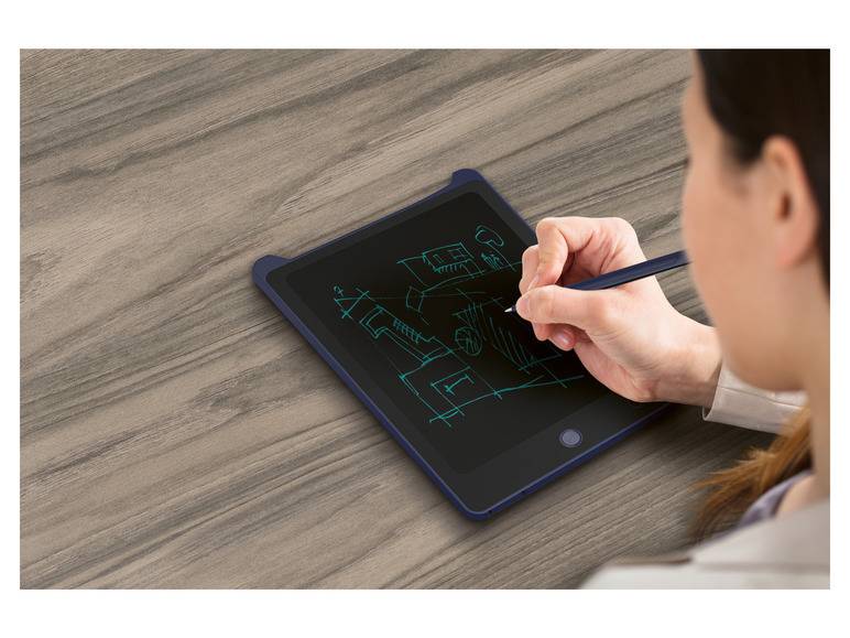 SILVERCREST® LCD-Schreibtafel, 8,5", mit Bildschirmsperre Super Sparpreis