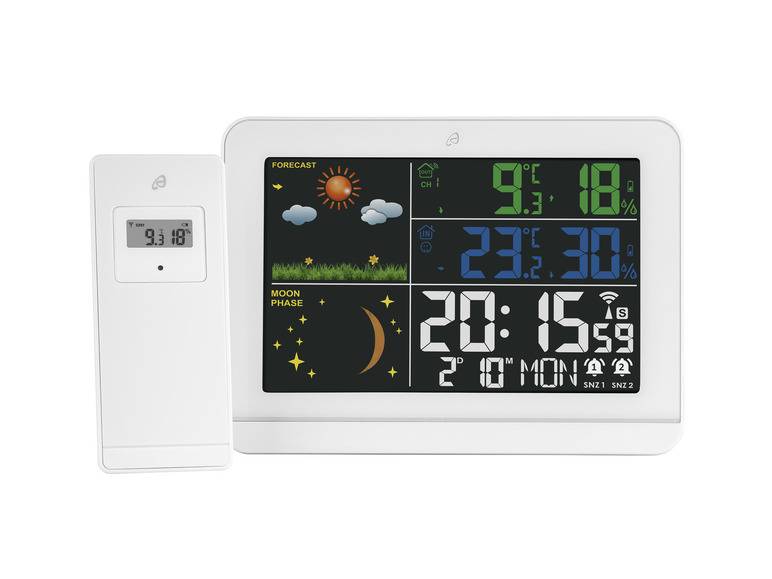 AURIOL® Funkwetterstation, mit Farbdisplay Bis zu 50% Rabatt